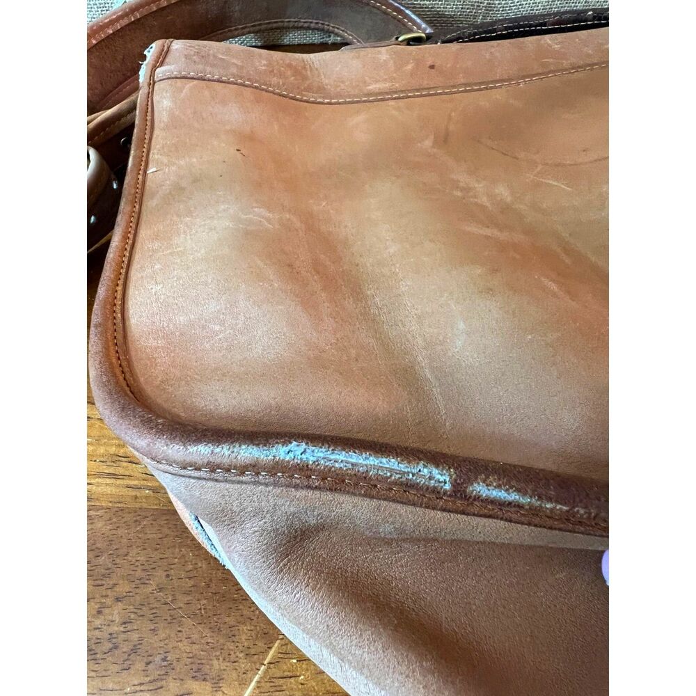 COACH Vintage Musette Leather Messenger Bag Briefcase Laptop - Picture 9 of 11